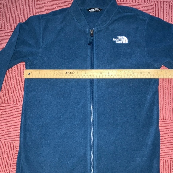 The North Face Navy Zip-Up fleece sweater / light jacket - Picture 5 of 13